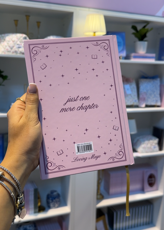 Reading Journal, gebundene Ausgabe (DIN A5) rosy pink