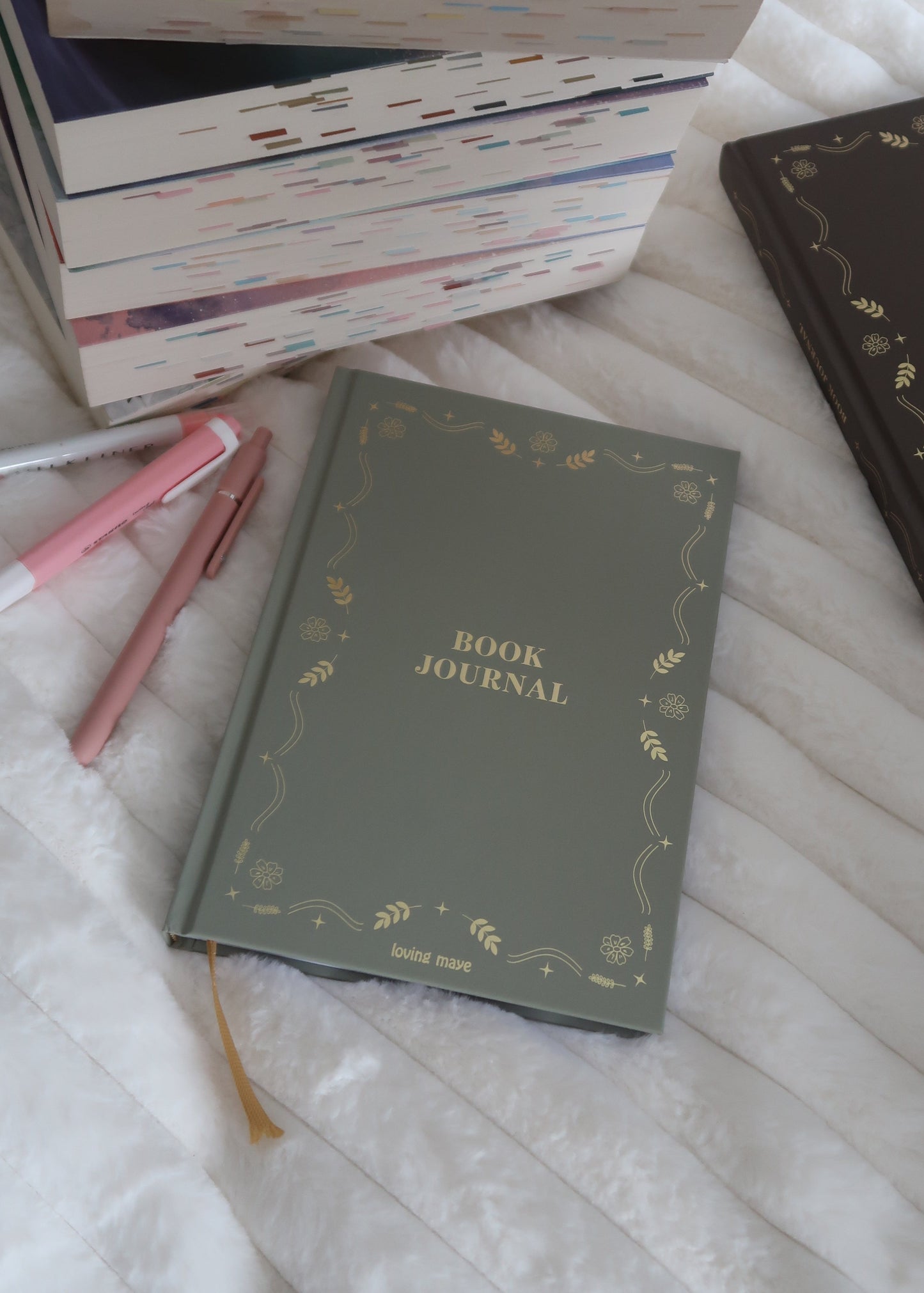 Book Journal/Reading Journal, gebundene Ausgabe (DIN A5)