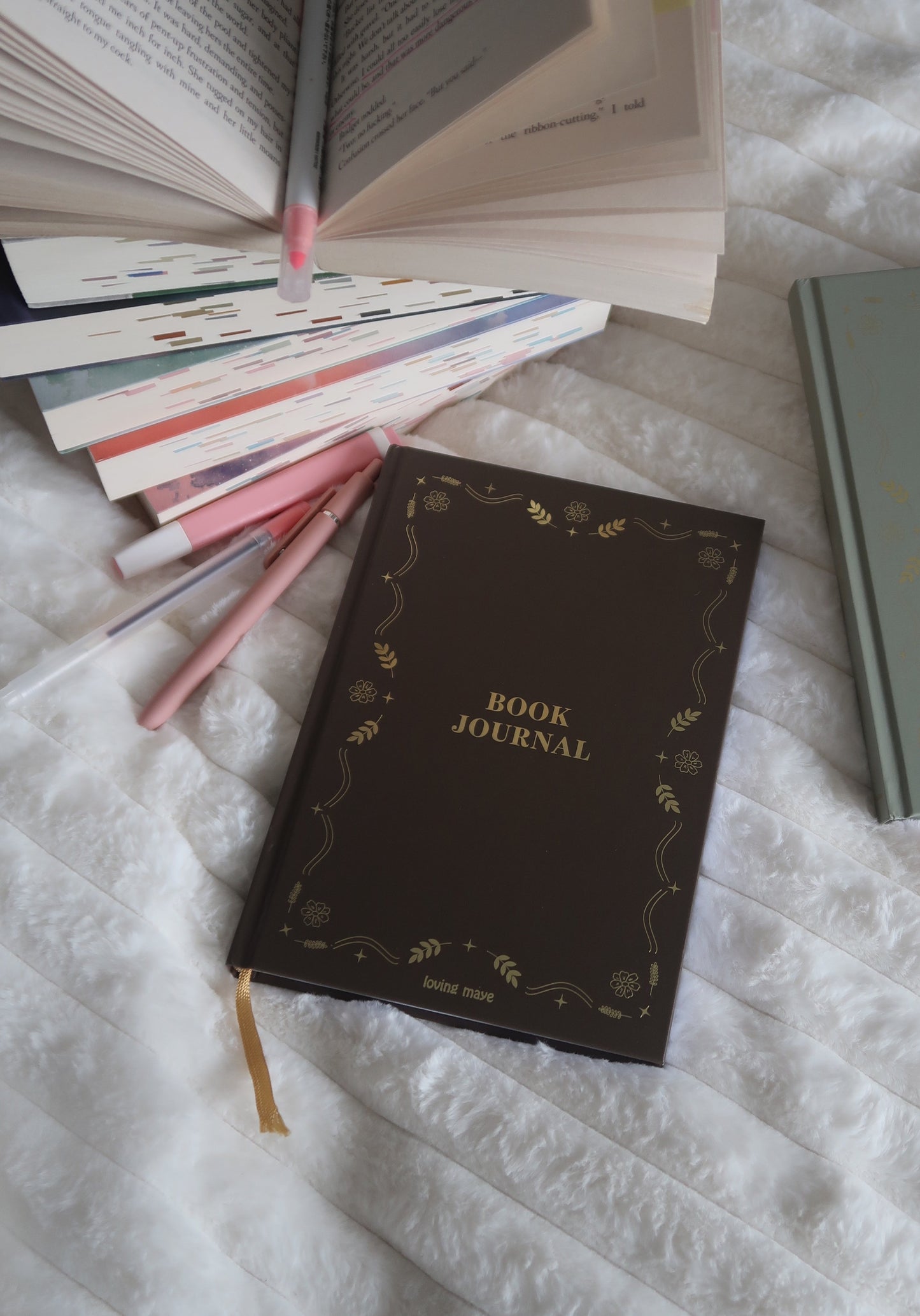 Book Journal/Reading Journal, gebundene Ausgabe (DIN A5)