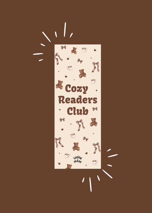Lesezeichen Cozy Reader Club