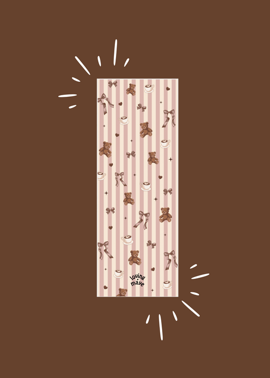 Lesezeichen Teddy gestreift