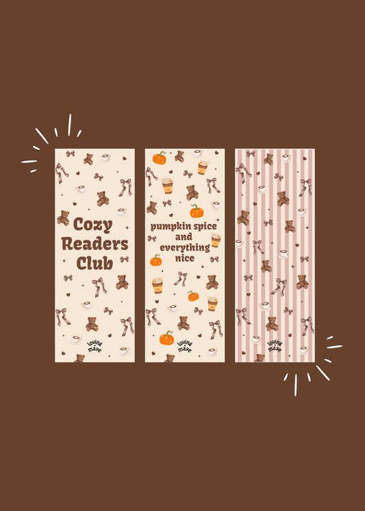 Lesezeichen 3er Bundle "Teddy"