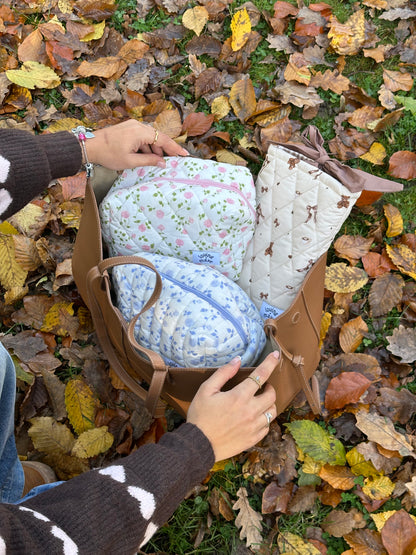 Beauty Bag (Pink Roses)