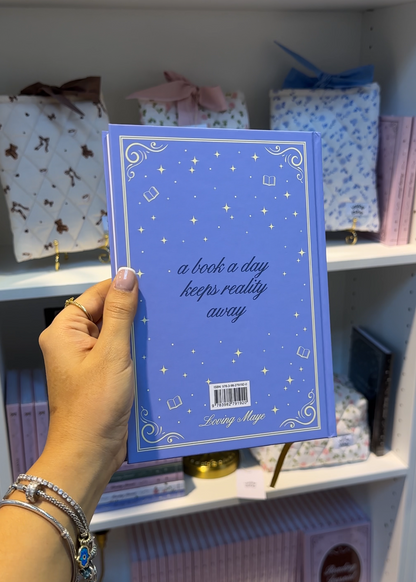 Reading Journal, gebundene Ausgabe (DIN A5) blue