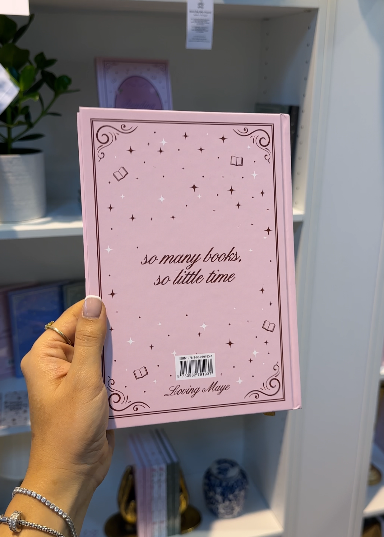 Reading Journal, gebundene Ausgabe (DIN A5) pink