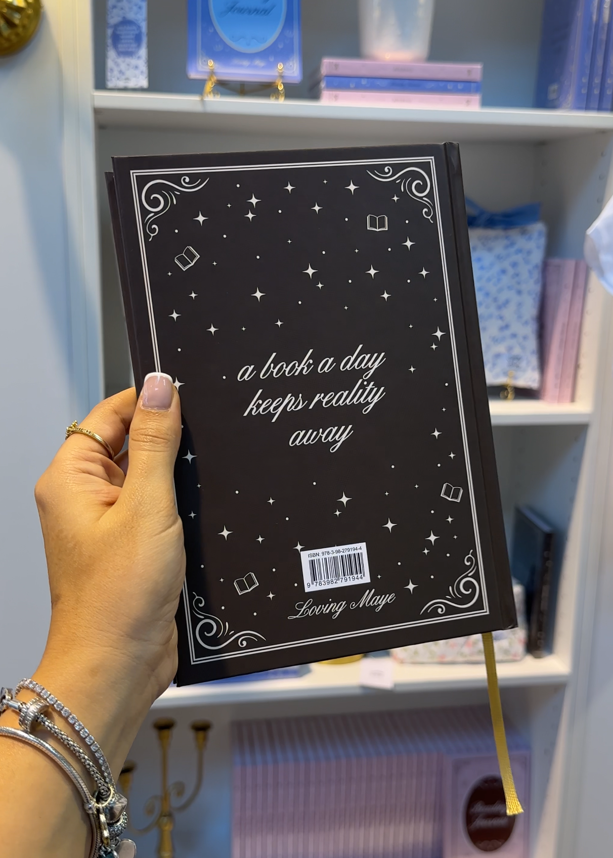 Reading Journal, gebundene Ausgabe (DIN A5) chestnut brown