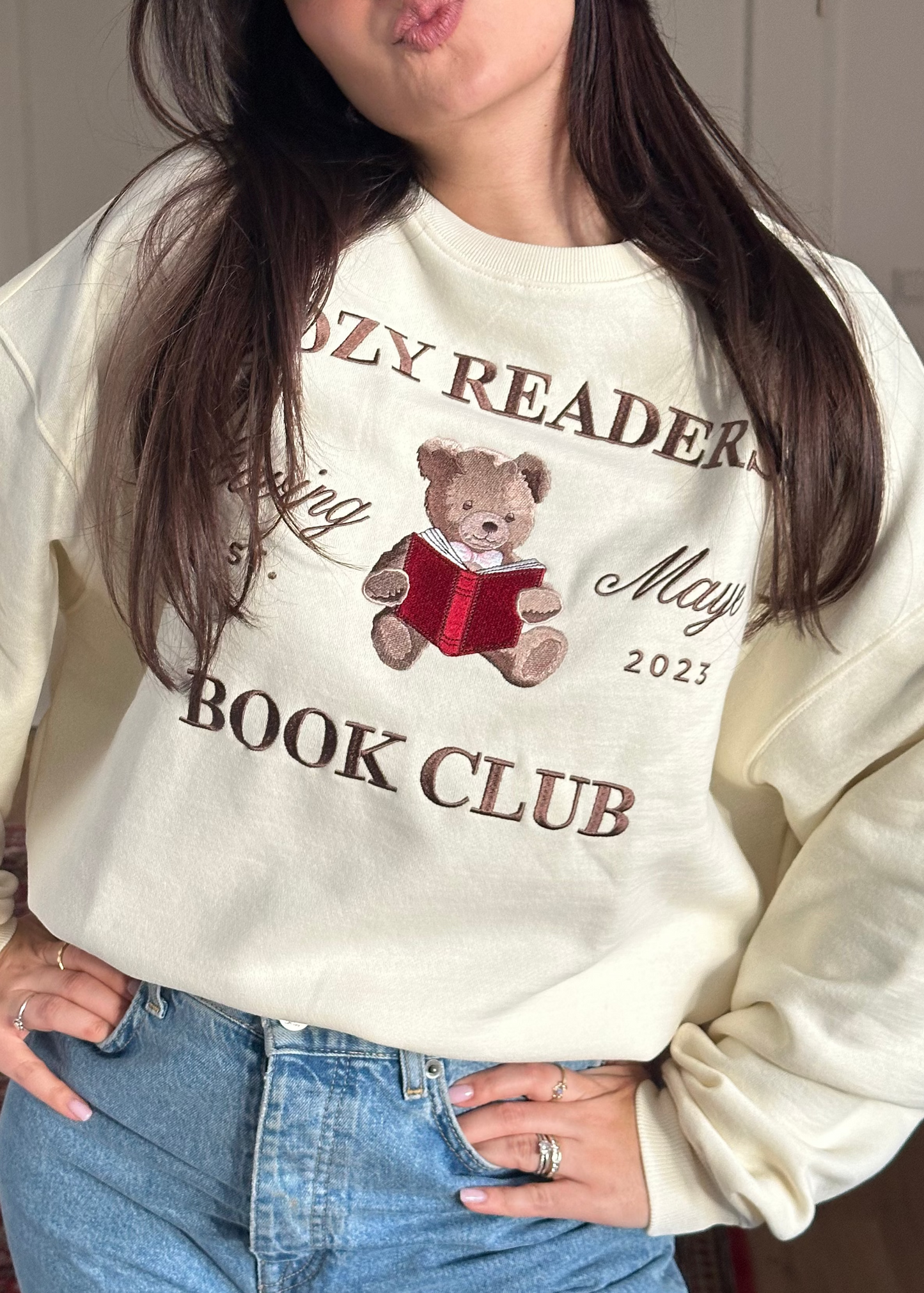 Cozy Readers Book Club Sweater