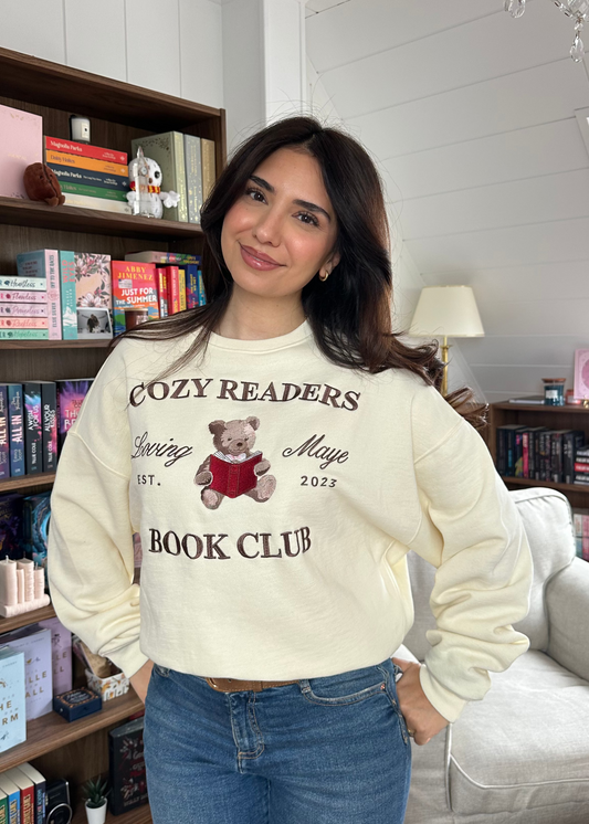 Cozy Readers Book Club Sweater
