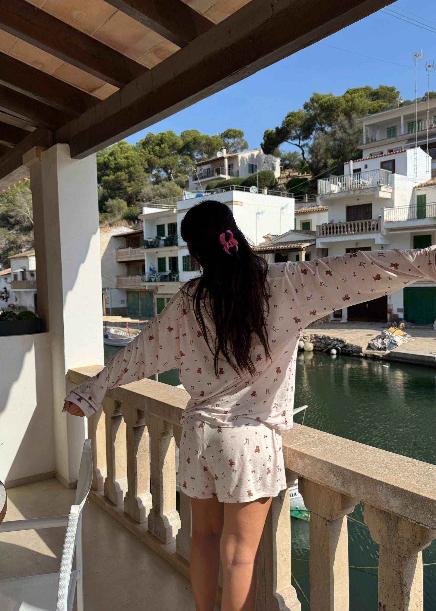 Teddy Pyjama-Shorts