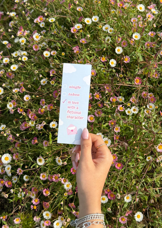 Lesezeichen Clouds "single, taken, in love with a fictional character"