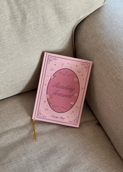 Reading Journal, gebundene Ausgabe (DIN A5) rosy pink