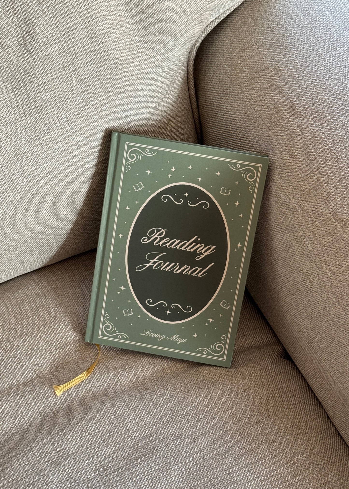 Reading Journal, gebundene Ausgabe (DIN A5) green