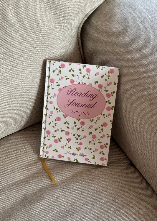 Reading Journal, gebundene Ausgabe (DIN A5) flowers
