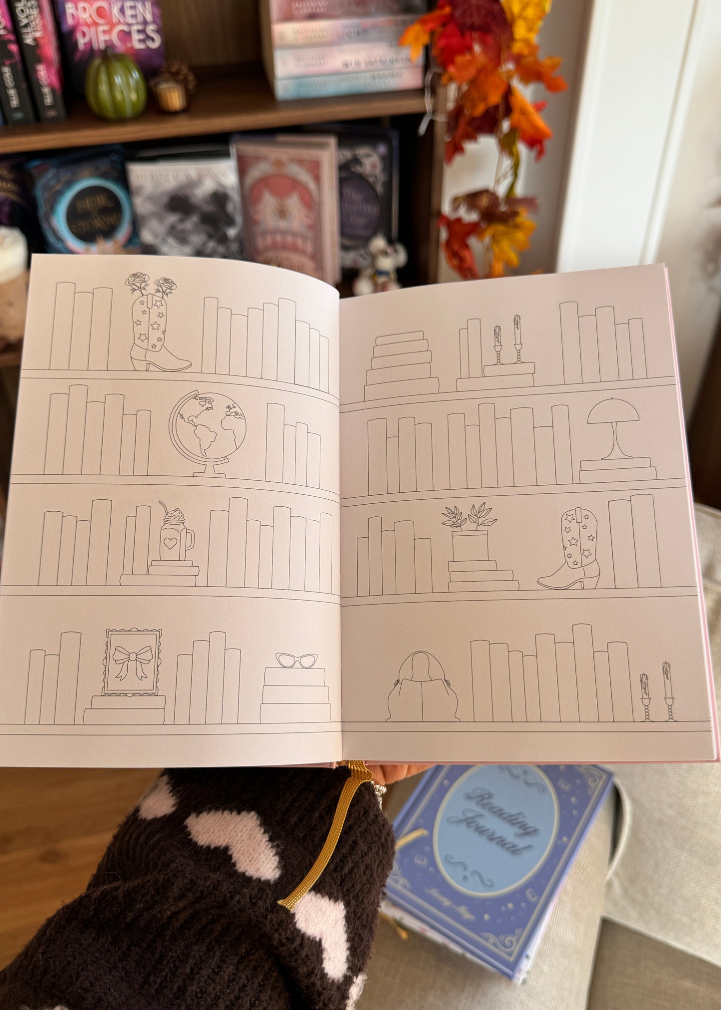 Reading Journal, gebundene Ausgabe (DIN A5) blue