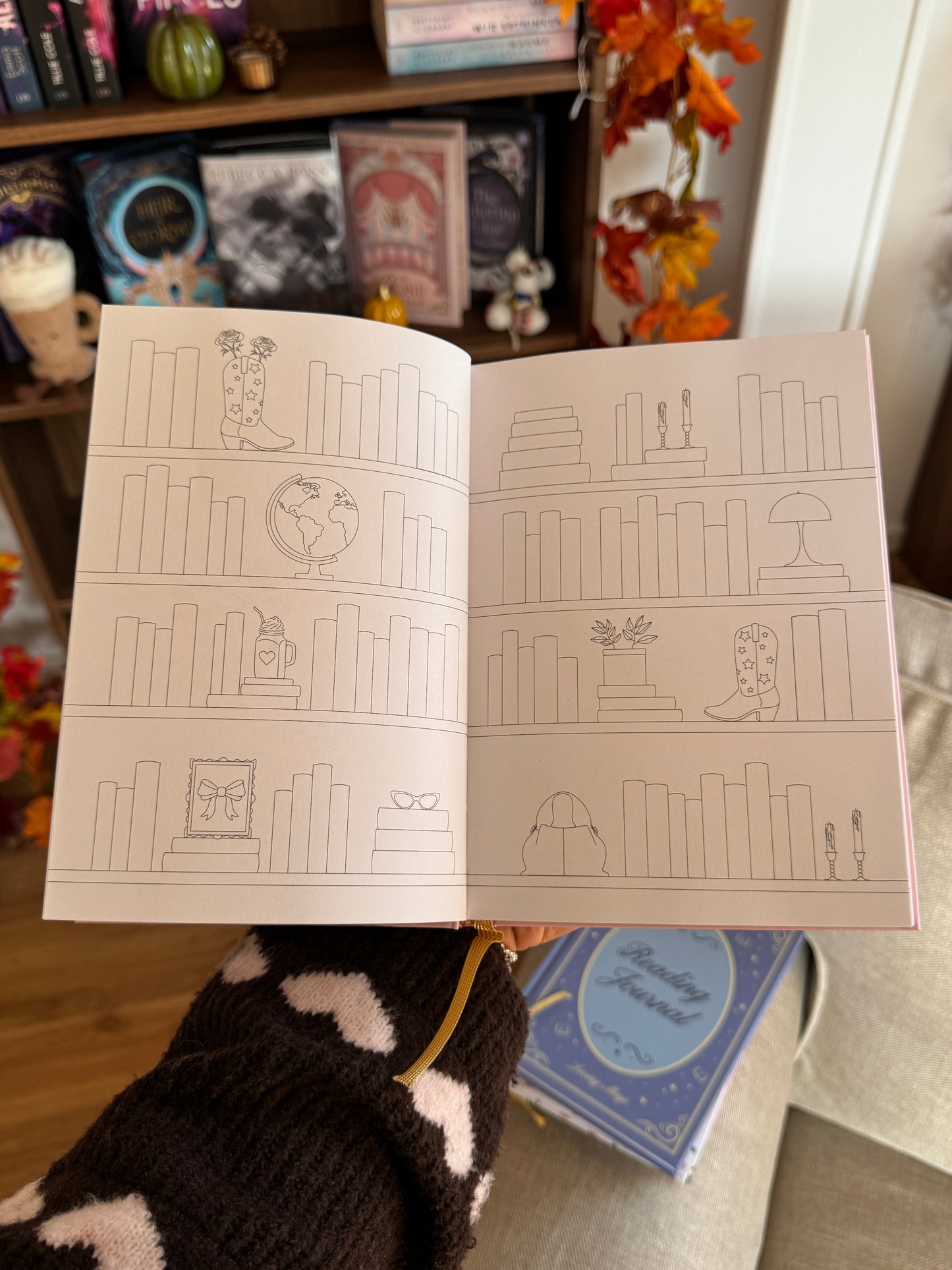 Reading Journal, gebundene Ausgabe (DIN A5) rosy pink