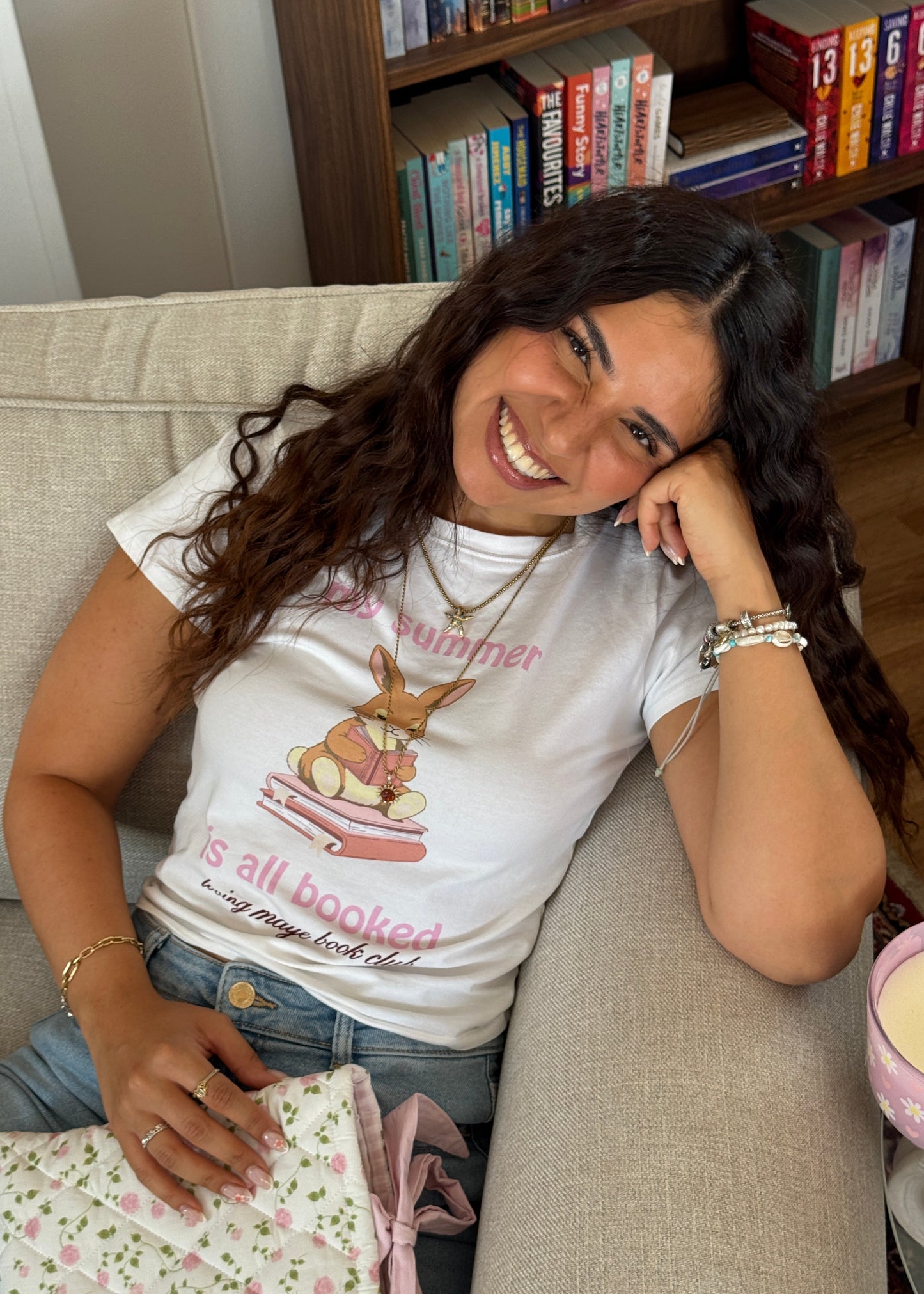 Kurzärmeliges Bookish T-Shirt (my summer is all booked)