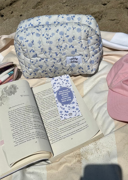 Beauty Bag "Blue Roses"