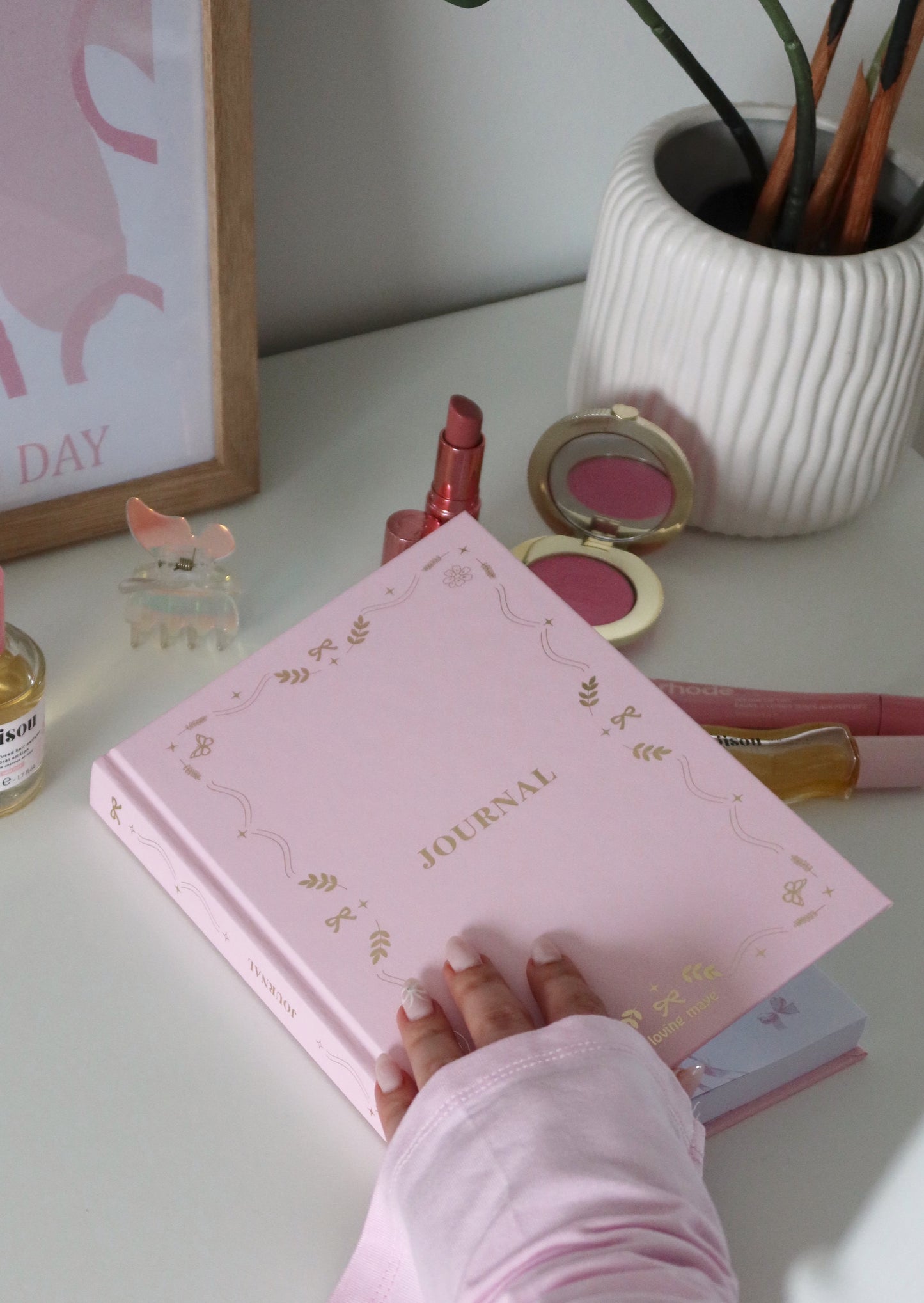 Bullet Journal (rosa) | Notizbuch & Tagebuch (DIN A5)